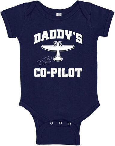 Daddy's Co-Pilot Funny Baby Bodysuit/Toddler T-Shirt for Daddy's Little Wingman in Saudi Arabia