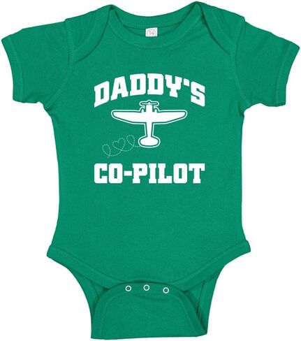 Daddy's Co-Pilot Funny Baby Bodysuit/Toddler T-Shirt for Daddy's Little Wingman in Saudi Arabia