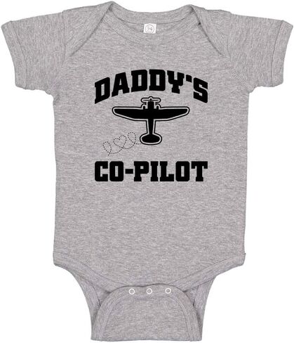 Daddy's Co-Pilot Funny Baby Bodysuit/Toddler T-Shirt for Daddy's Little Wingman in Saudi Arabia