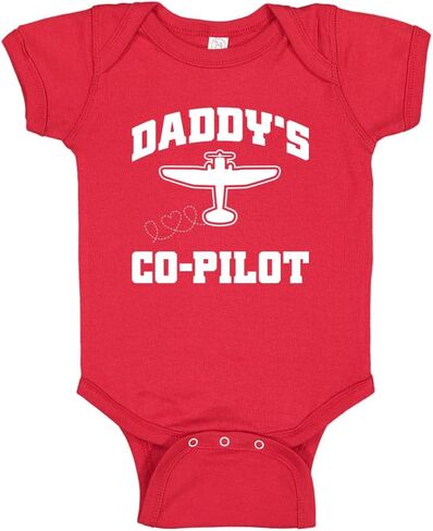 Daddy's Co-Pilot Funny Baby Bodysuit/Toddler T-Shirt for Daddy's Little Wingman in Saudi Arabia