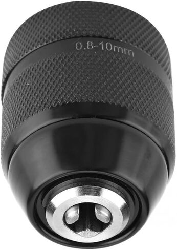 Keyless Drill Chuck Converter 0.8-13mm Self-Tighten Drill Chuck 3/8"- 24UNF Thread Quick Change Adapter Hand Drill Chuck Chuck(13mm (Range 2-13mm)) in Saudi Arabia