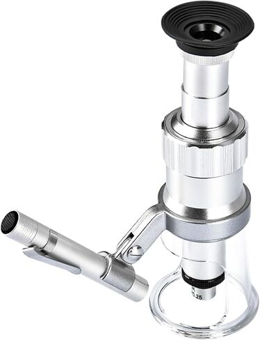 Handheld Digital Microscope, Scale Desktop Microscope, with Scale, LED Penlight, 20/40/60/100 Times Magnification, for Printing, Textile, Electronics, Identification and Other Industries in Saudi Arabia
