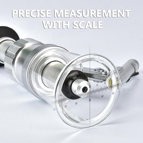 Handheld Digital Microscope, Scale Desktop Microscope, with Scale, LED Penlight, 20/40/60/100 Times Magnification, for Printing, Textile, Electronics, Identification and Other Industries in Saudi Arabia