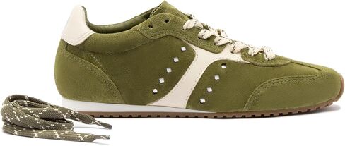 Larroodé Stella Sneaker في جلد الغزال البحري والجلد العاجي in Saudi Arabia