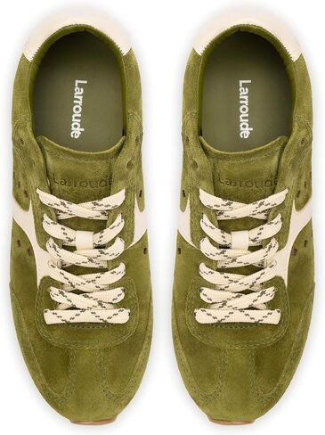 Larroodé Stella Sneaker في جلد الغزال البحري والجلد العاجي in Saudi Arabia