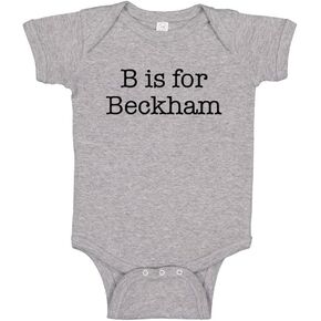 B is for Beckham Baby Infant Bodysuit