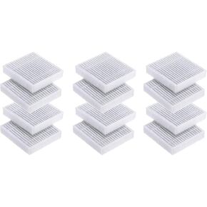 Nispira Replacement HEPA Filter Compatible with Housmile UV Vacuum Cleaner Model HO-804WE, 12 Packs (NOT FOR BREATHE PURE AIR PURIFIER)