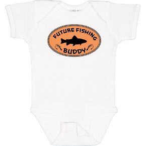 inktastic Future Fishing Buddy Baby Bodysuit