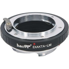 Haoge Lens Mount Adapter for Exakta EXA Mount Lens to Leica M LM Mount Camera Such as M240, M240P, M262, M3, M2, M1, M4, M5, M6, MP, M7, M8, M9, M9-P, M Monochrom, M-E, M, M-P, M10, M-A