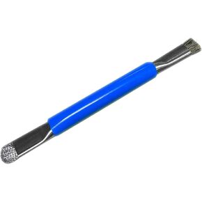 Double Head Anti-Static Steel Hard Brush For Phone Motherboard Circuit Board Cleaner For Computer Keyboards Cleaning Double Head Brush For Cleaning