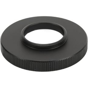 C Mount to T2 Screw Adapter Ring Aluminum Alloy Camera Lens Mount Adapter for Telescope Photography Black
