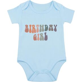 Birthday Girl Baby Bodysuit First Birthday Bodysuits Girls for Baby Clothes