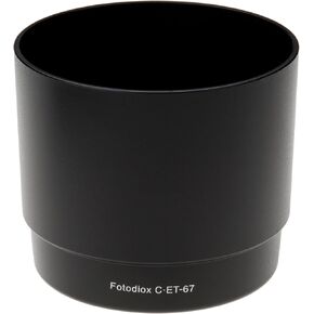 Fotodiox Lens Hood Replacement for ET-67 Compatible with EF 100mm f/2.8 Macro USM Lens