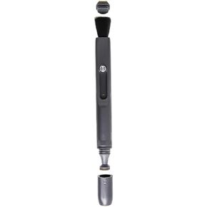 Foto&Tech Lens Pen Cleaning System for Canon Nikon Sony Panasonic Fujifilm Olympus Pentax Sigma DSLR/SLR/Evil/Film Camera with Foto&Tech Velvet Bag (2 PCS, Black)
