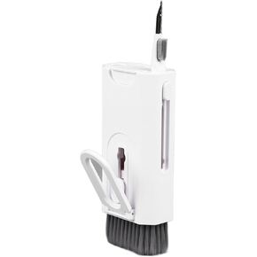 Electronic Cleaner Kit, 8 in 1 Multi Functional Soft Brush Portable Laptop Screen Keyboard Earbuds Cleaner Kit for Headphones