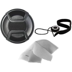 Lens Cap Center Pinch (67mm) + Lens Cap Holder Compatible with Fujifilm XF 18-135mm f/3.5-5.6 R LM OIS WR