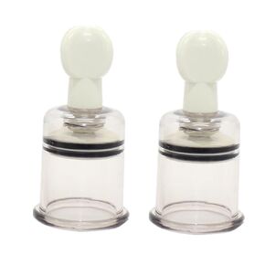 2pcs حلمة المصاصة مقلوب حلمات مصحح كوب شفط الثدي للحلمات المسطحة الإمدادات الإناث للرضاعة الطبيعية (ل)