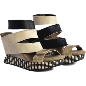 Modzori Raina Women's High Wedge Reversible Sandal