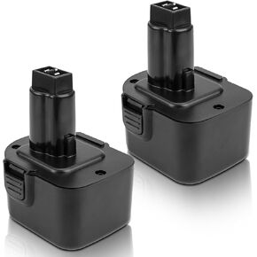 2 حزم 12V استبدال البطارية متوافقة مع بطارية DeWalt 12V 3.6AH DC9071 DW9072 DW9071 DE9074 DE9037 DE9071 DE9072 DE9075