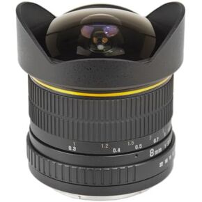 Bower Ultra Wide-Angle 8mm f/3.5 Fisheye Fixed Lens for Nikon - SLY358N