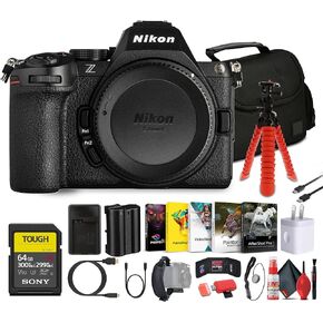 Nikon Z5 II Full-Frame Mirrorless Camera | 24.5MP, EXPEED 7 Processor, 4K UHD Video | Ideal for Photography and Videography Enthusiasts (1680) + 64GB Card + Camera Bag + More