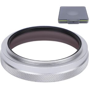 Digital Camera Lens Filter Protective MCUV Optical Glass for X100VI X100V for Sea Mountains (Black)