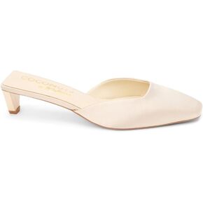 Coconuts by Matisse Womens Tegan Square Toe Kitten Mules Dress Casual Casual Low Heel 1-2" - Beige