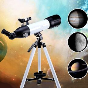 Kids Telescope for Astronomy Beginners Refractor Telescopes with Tripod and Backpack,AstronomyTelescope Great Astronomy