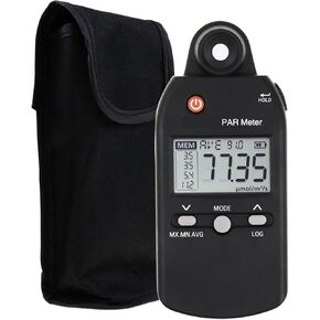 Digital Illuminance Light Meter Tester, PAR Meter Lux Meter PPFD Full-Spectrum Tester Photosynthetically Active Radiation For Indoor And Outdoor Plants for set design, factory, office or home use
