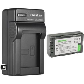 Kastar AC Wall Battery Charger Replacement for Panasonic CGA-D08R, CGA-D08S, CGA-D08SE/1B, CGA-D120, CGA-D120A/1B, CGA-D120E/1B, CGR-D08, CGR-D08A/1B, CGR-D08R, CGR-D08S, CGR-D08SE/1B