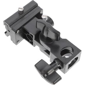STOBOK Adjustable Light Stand Adapter with Umbrella Swivel Holder Photography Flash Bracket for Multi Directional Lighting Compatible with Reflector Umbrellas and Floor Lamp Stands