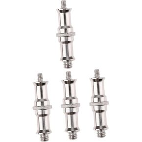 Balacoo 4Pcs All to Threaded Screw Adapter for Flash Light Stands Durable Spigot Converters for Tripods and Photography Equipment Wear and Portable