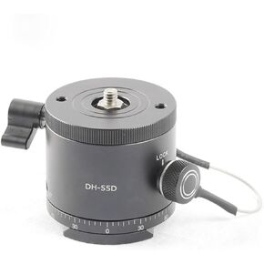 Professional Tripod Head Quick Release Plate Panoramic Indexing Rotators 10Click Stops Unisex Aluminum Alloy
