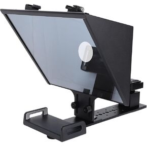 TP13A Teleprompter, 14 inch Wide Angle Teleprompter for Tablet Smartphone Pad DSLR Cameras, APP Remote Control, for Live Streaming Vlogger Online Teaching