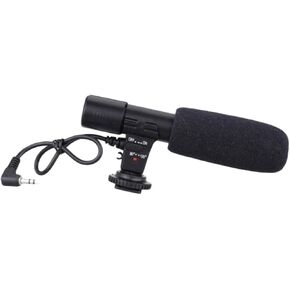 1Pc Professional Interview Microphone for Camcorder and DSLR High Sensitivity Lightweight Ultra Wide Range for Filmmaking Vlogging and Audio Recording