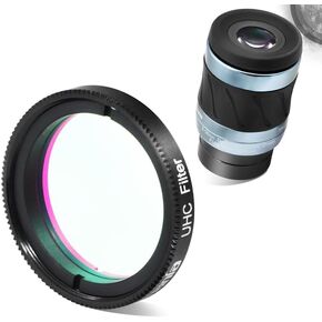 Astromania تم تحديث Deluxe 8-24mm Zoom Aspheric Eyepiece - حزمة مع - 1.25 "مرشح UHC
