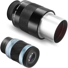 Astromania تم تحديث Deluxe 8-24mm Zoom Aspheric Eyepiece - حزمة مع - 2 "56 مم Super Plossl Telescope Eyepiece