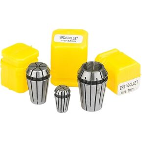 ER11/16 ER 0.015 Precision spring collet chuck 1MM-13MM for milling tool handle Engraving machine spindle motor(ER11-6.5)
