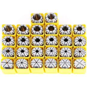 ER40 Collet Tool Precision Spring Collet Set from 3mm to 26mm Collet Chuck for Milling Lathe Tools and Spindle Motors(ER40-25)