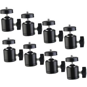 8Pcs Tripod Ball Head Rotation Adapter Screw Mount for Camera Photography Equipment Durable Lightweight Easy to Install for Photographers