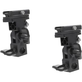 Portable Light Stand Adapter with Adjustable Flash Bracket for Multi Directional Lighting Compatible with Reflector and Soft Light Umbrellas for Photographers and Use