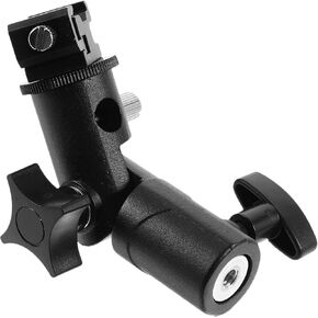 E Type Flash Umbrella Stand Professional Swivel Holder for Photography Lighting Compatible with Tripods Anodized Design Umbrella Mount Bracket