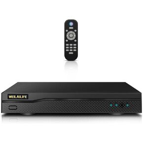 5MP HD 8CH DVR Recorder for Home Security Camera System, 5-in-1 Hybrid CCTV Digital Video Recorders for AHD/Analog/TVI/CVBS/IP Surveillance Cameras (HDD Not Included)