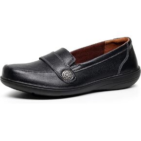 VenusCelia Women's Band Walking Flat Loafer