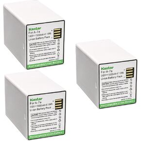 Kastar A-7a Battery 3-Pack Replacement for Arlo GO 2 ITE Security Camera (VML2030), Ultra XL/Ultra 2 XL Camera (VMC5040), Pro 4 XL Camera (VMC4041P, VMC4050P), Pro 3 XL Camera (VMC4040P)