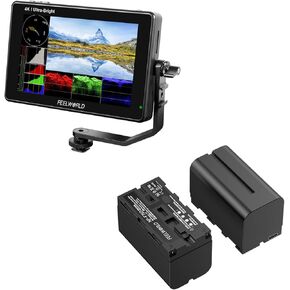 FEELWORLD LUT7 Camera Monitor with F750 4400mAh Battery