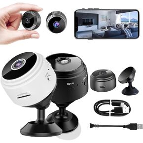 360° Security Camera, Secret Scope Mini Security Camera, Secretscope Cameras, WiFi Camear Outdoor Wireless 1080p HD, Mini Wire-Free Monitor with Night Vision Function (4PCS)