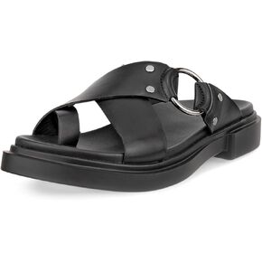 ECCO Women's Seoul Toe Post Ring Ornament Slide Sandal