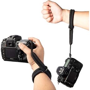 Camera Wrist Hand Strap for Canon EOS Sony Alpha Fujifilm Nikon Panasonic Carrying Lanyard DSLR Digital Mirrorless Cameras (Black), Generic