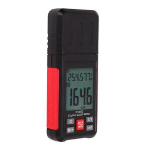 Digital Light Meter, Professional ABS Shell Digital Illuminometer Fast Response Wide Range Indoor and Outdoor
